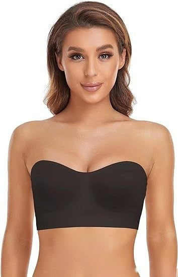 Bandeau silicone invisible push-up antidérapant
