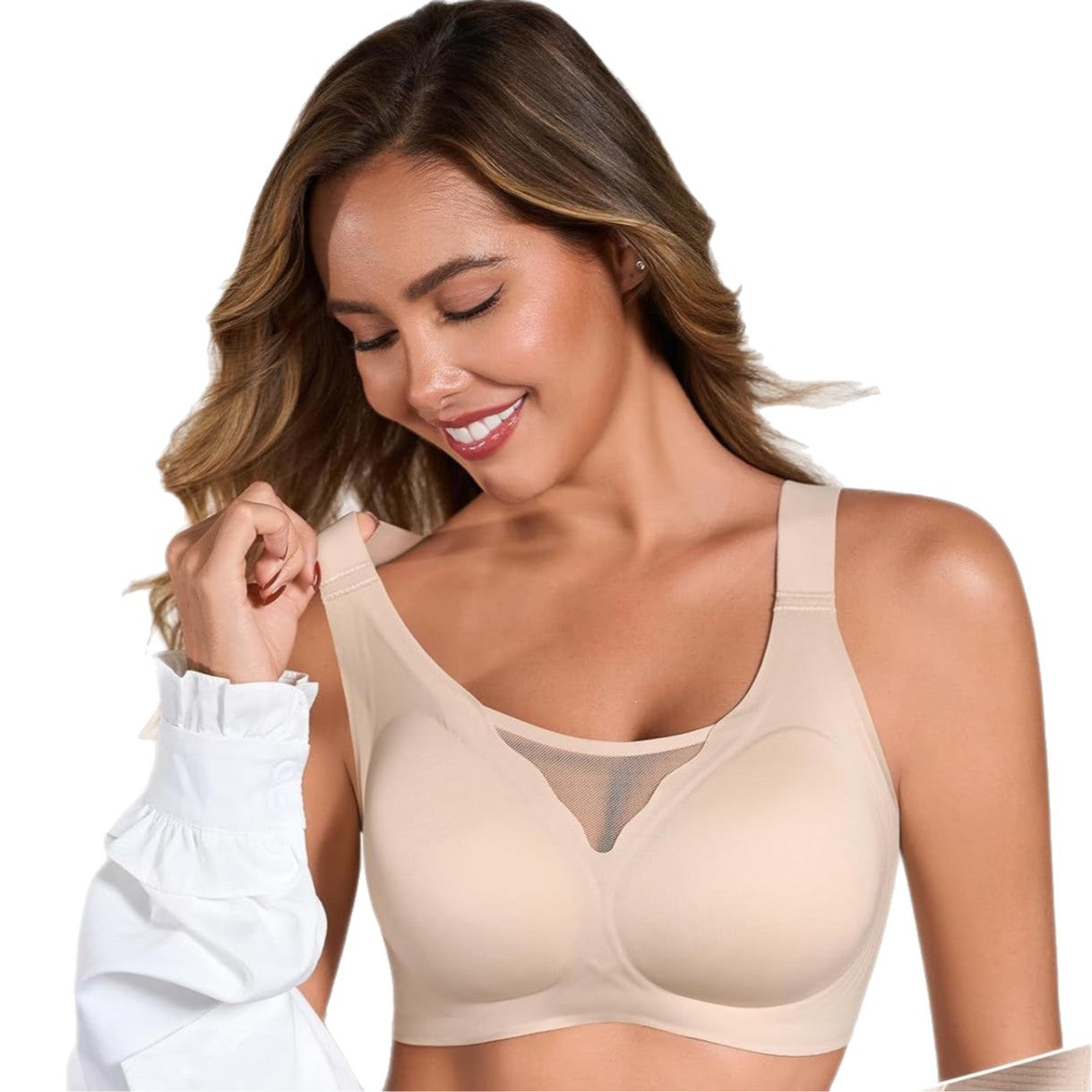 Soutien-gorge push-up femme, sans armatures