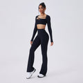 Set Yoga Taille Haute Évasé