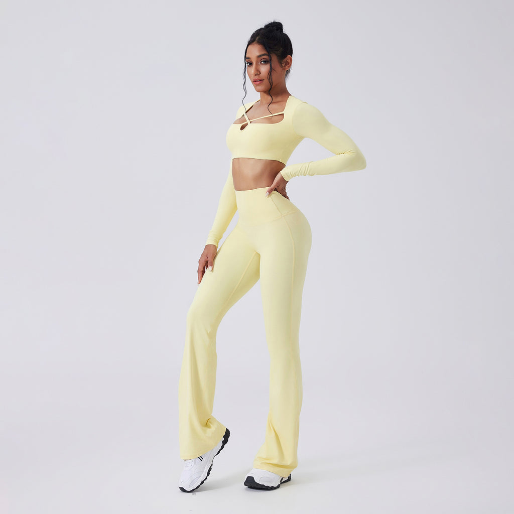Set Yoga Taille Haute Évasé
