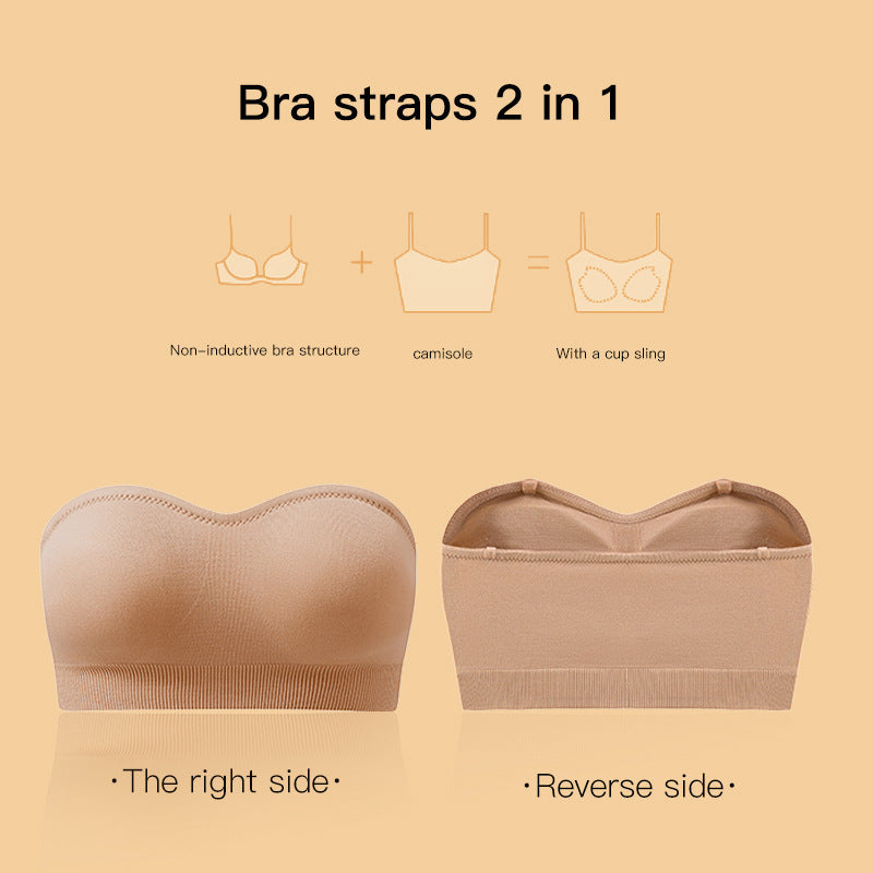 Bandeau silicone invisible push-up antidérapant