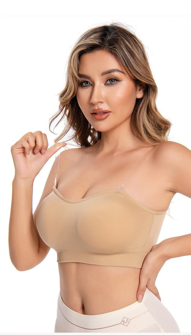 Bandeau silicone invisible push-up antidérapant