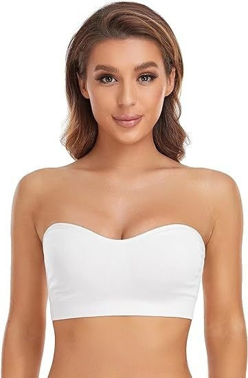 Bandeau silicone invisible push-up antidérapant