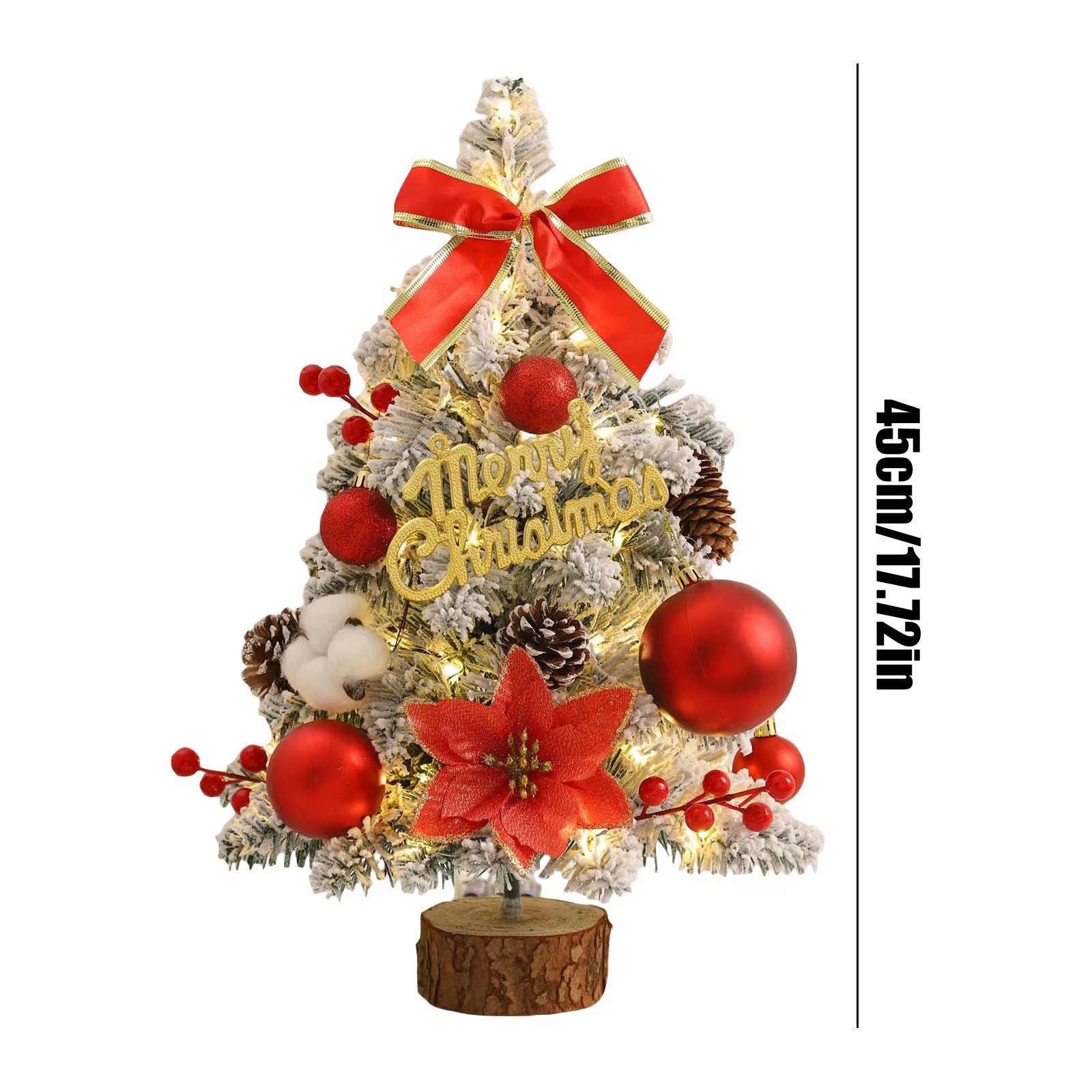 Mini arbre de noël 17,7 pouces