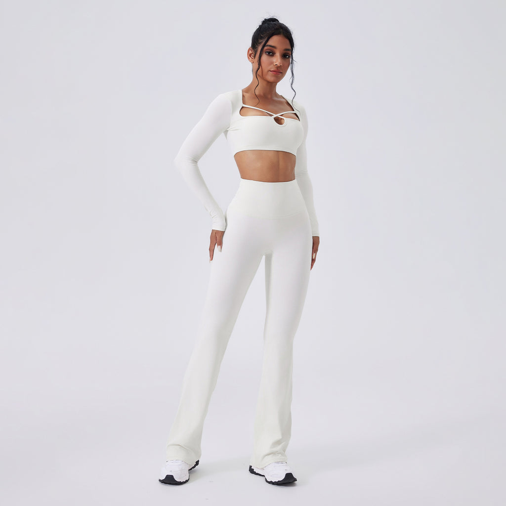 Set Yoga Taille Haute Évasé