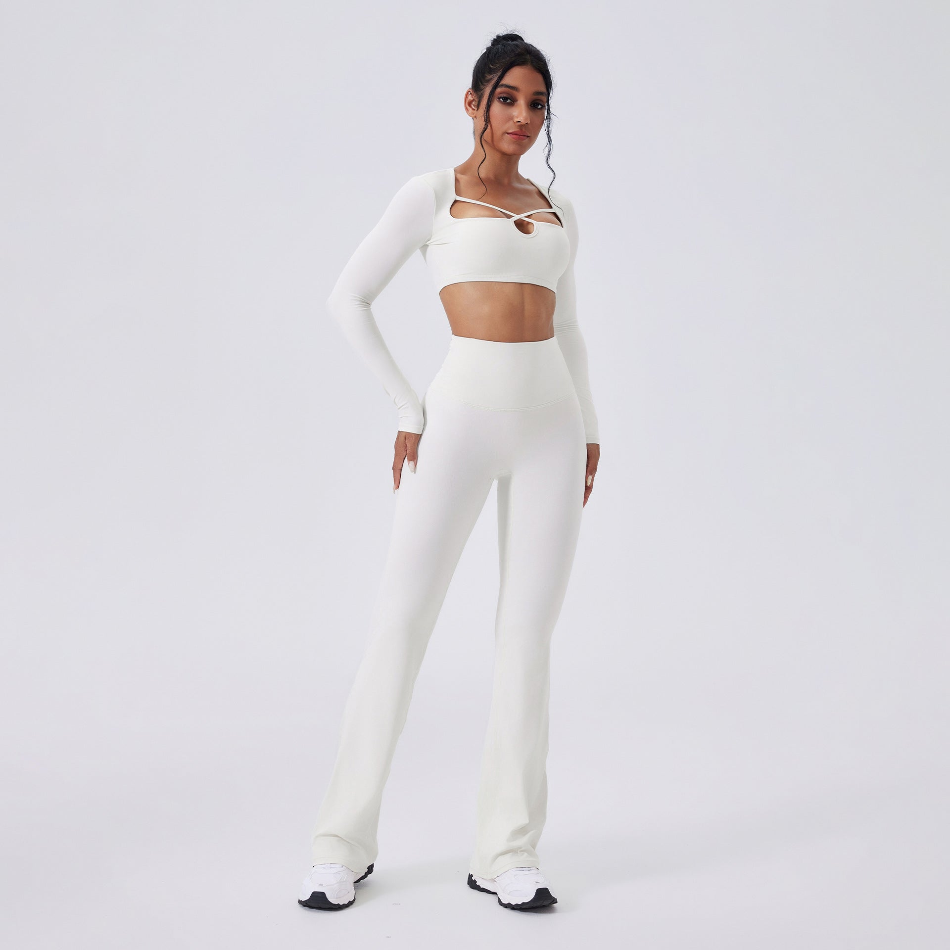 Set Yoga Taille Haute Évasé